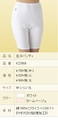 五分パンティ